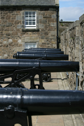 Canons at Stirling Castle